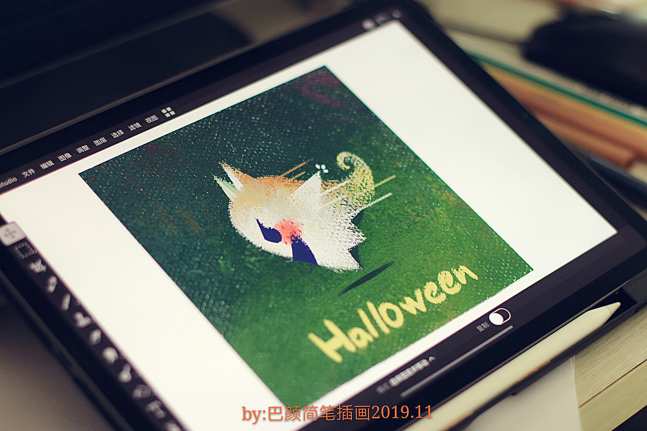 简笔插画2019年11月