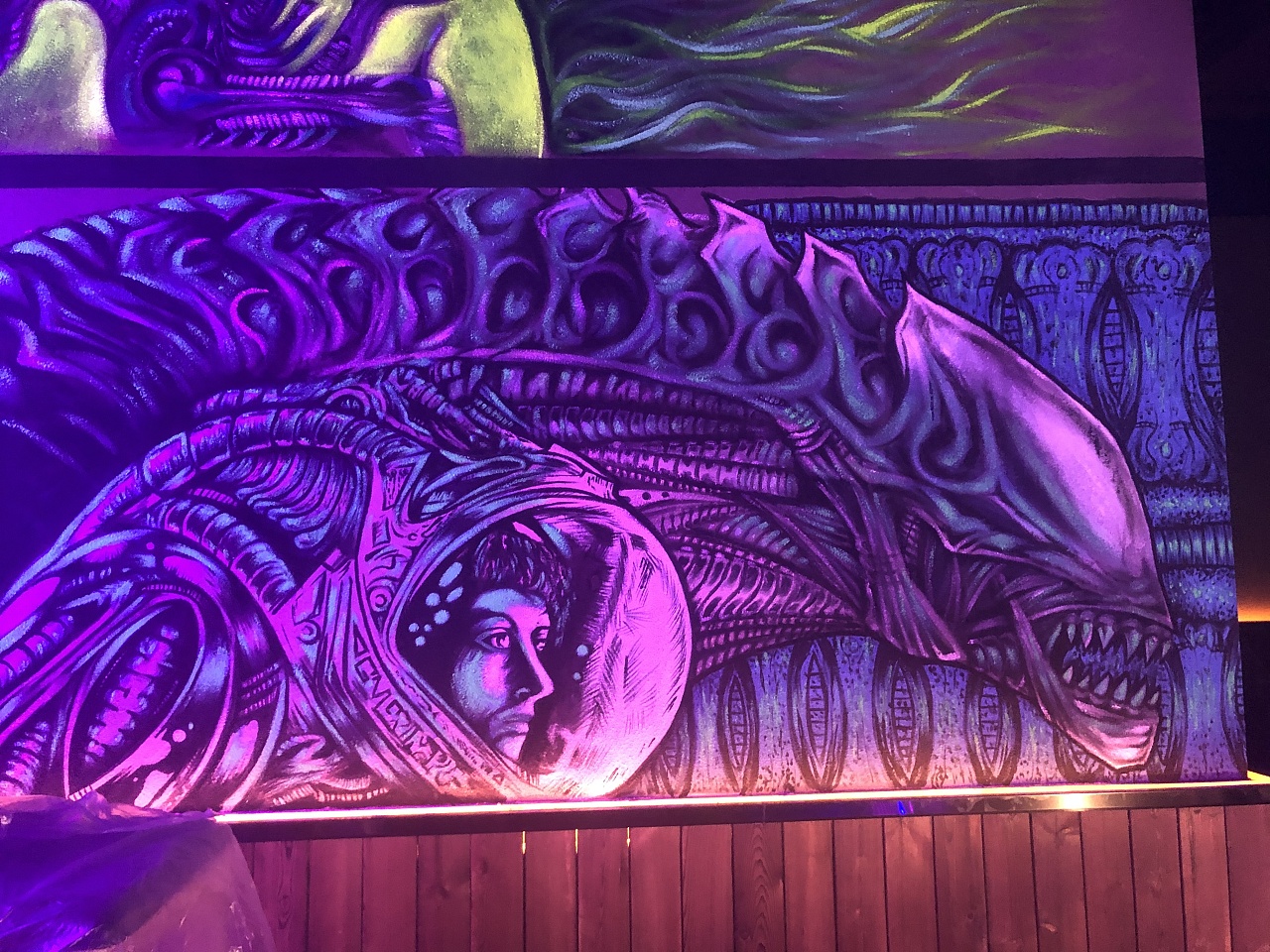 2021 成都 酒吧荧光壁画小结