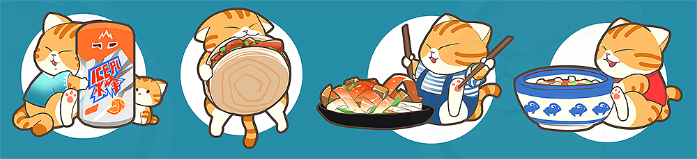 喜欢猫于是就有了系列····（图ZMjk1NzY1ODQ4） - IP形象 - 站酷设计师三千六百集原创素材 - 站酷ZCOOL