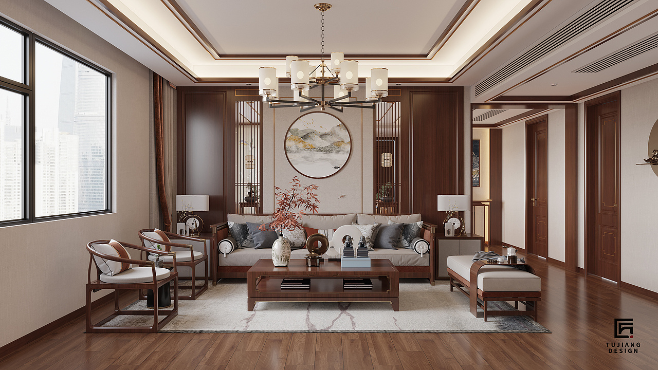 新中式装修风格,美到骨子里的优雅与深沉!