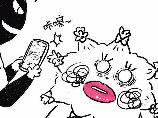 女孩子好可怕（个人主页-ZNDkyNTgyMjA=） - 短篇/格漫 - 站酷设计师亿星步原创素材 - 站酷ZCOOL