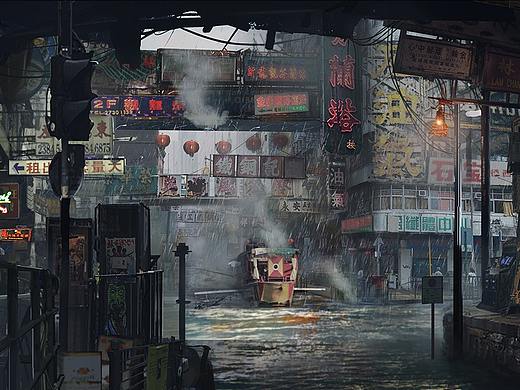 赛博朋克——香港九龙