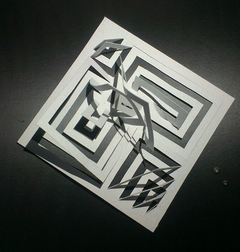 立体构成--剪纸