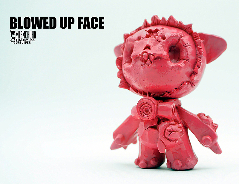 [瓦斯蛇制造]MIENCHUHO BLOWED UP FACE面具虎系列第三款作品-爆炸脸（图ZNjQyOTUyNjQ=） - 手办/模玩 - 站酷设计师瓦斯蛇原创素材 - 站酷ZCOOL