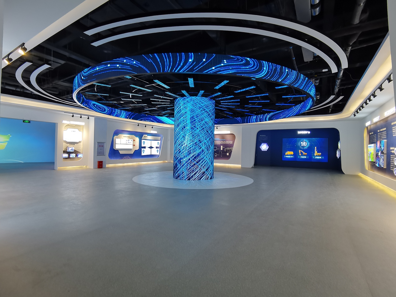 焦作展厅装修案例-焦作华为5G科技展厅装修设计效果图