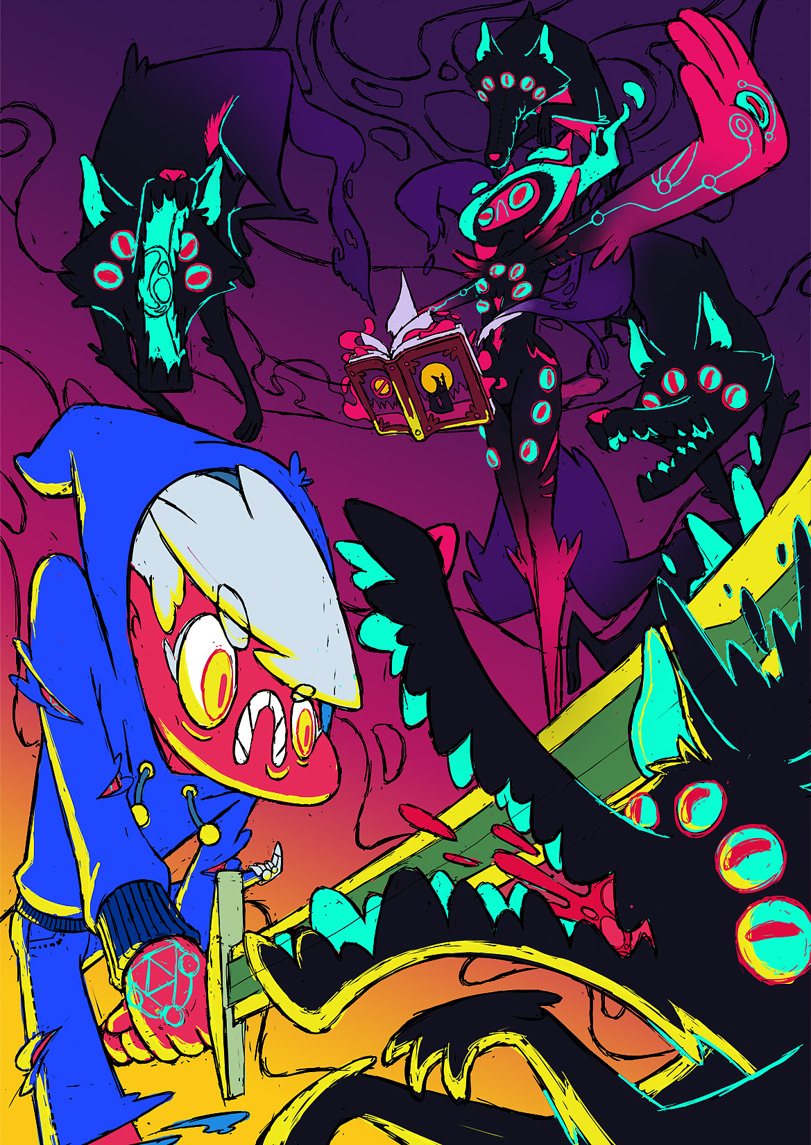 魔法世界（图ZMTM4Mjk2MzMy） - 创作习作 - 站酷设计师框框Kkuang原创素材 - 站酷ZCOOL