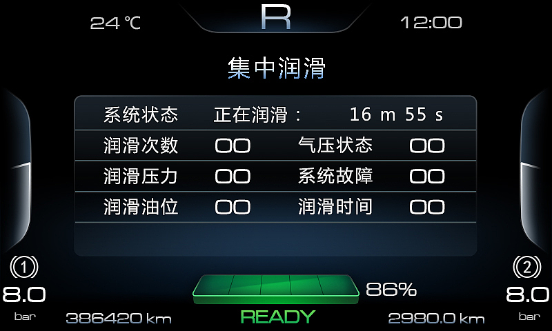 七寸组合仪表设计
