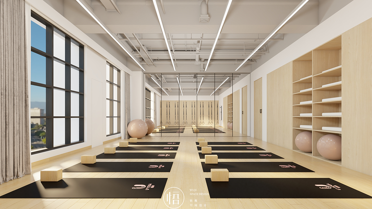 悟幾空間設計 | U+瑜伽（图ZMjQwMzE0Mjg0） - 家装设计 - 站酷设计师悟几設計原创素材 - 站酷ZCOOL
