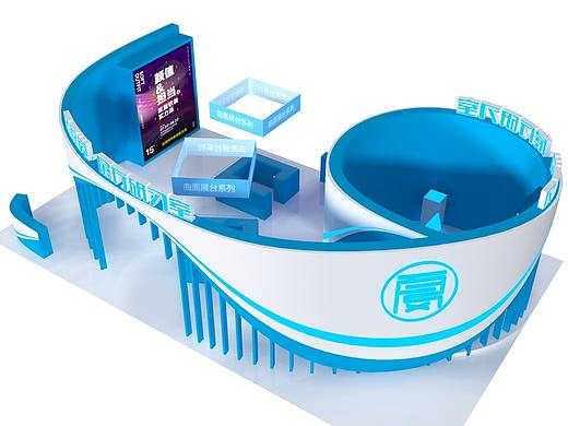 夏风展台三维制作（个人主页-ZMzM1Nzg1NDQ=） - 其他三维 - 站酷设计师风视觉设计原创素材 - 站酷ZCOOL