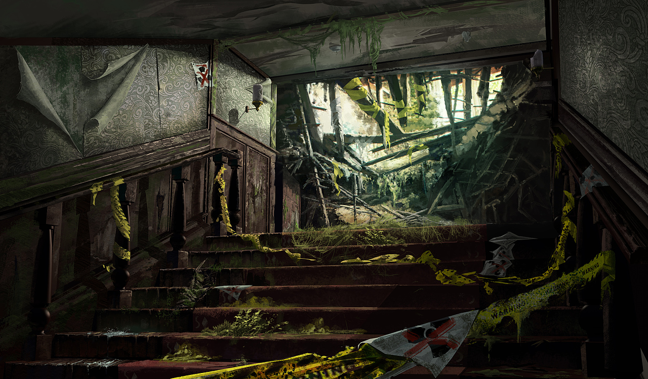 荒废|插画|游戏原画|ijio_原创作品-站酷zcool