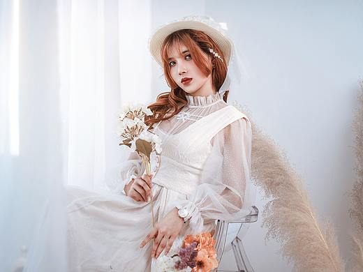 法式复古风人像摄影作品