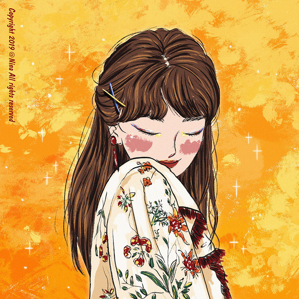 女孩（圖ZMTg2NzY4OTY4） - 藝術(shù)插畫 - 站酷設(shè)計師Joynii原創(chuàng)素材 - 站酷ZCOOL