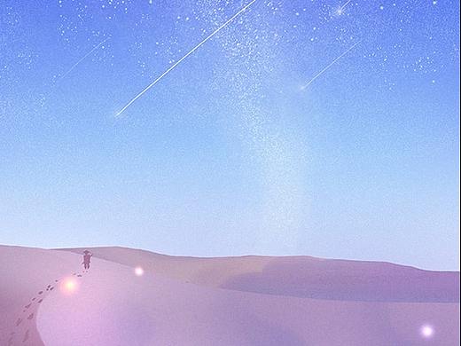 插画-沙洲蓑笠翁