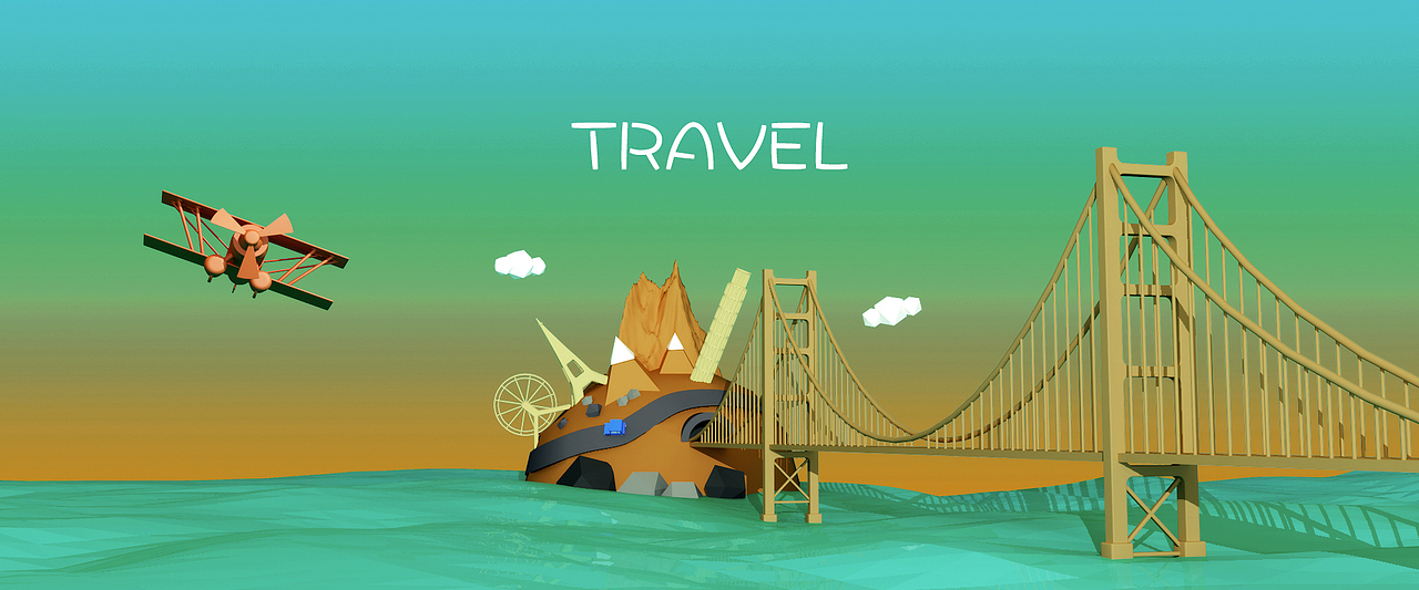 旅游类banner设计