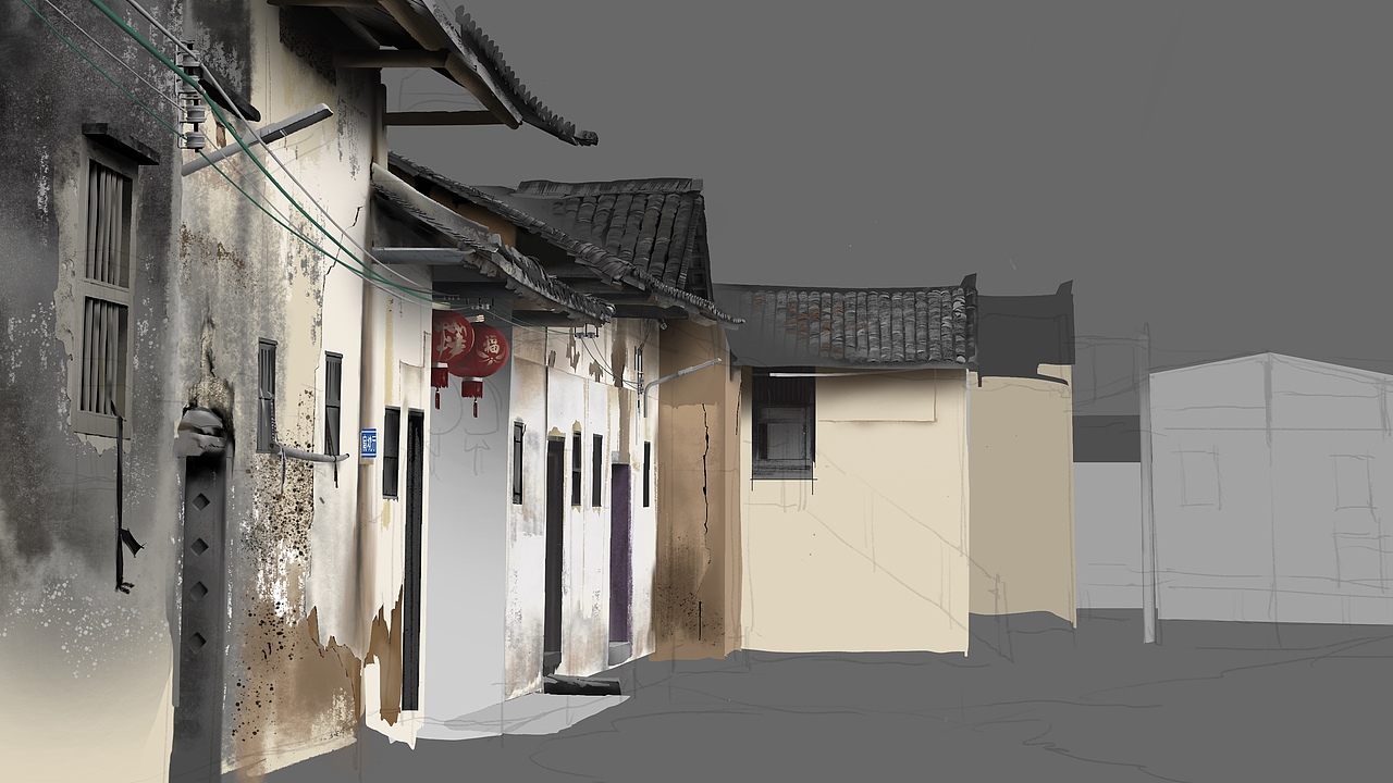 CG场景绘制（图ZMTY5NTE0OTA4） - 创作习作 - 站酷设计师自然笔触原创素材 - 站酷ZCOOL