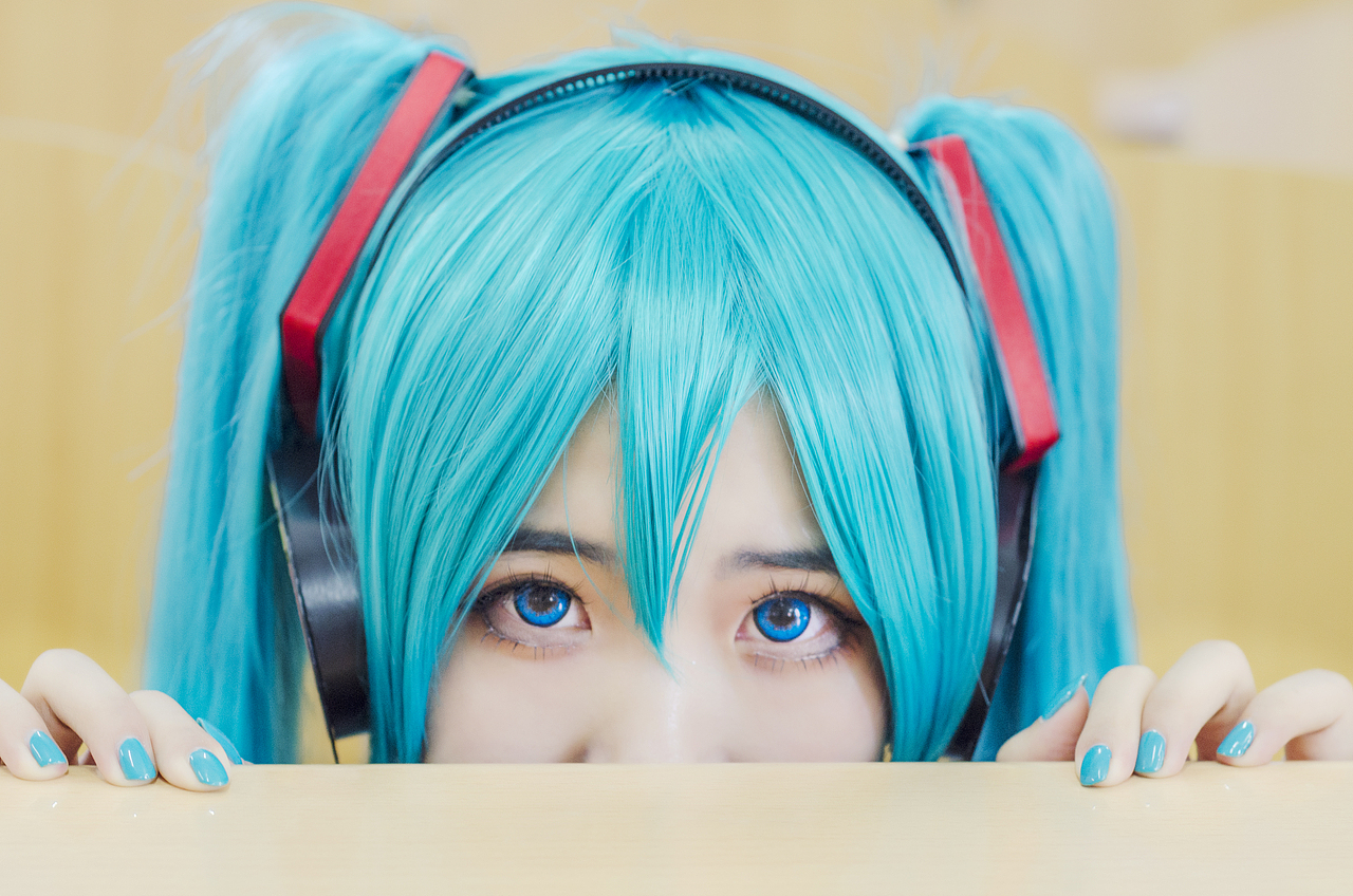 初音未来（图ZMTE2NDEzNTAw） - 人像摄影 - 站酷设计师浩瀚蓝天原创素材 - 站酷ZCOOL
