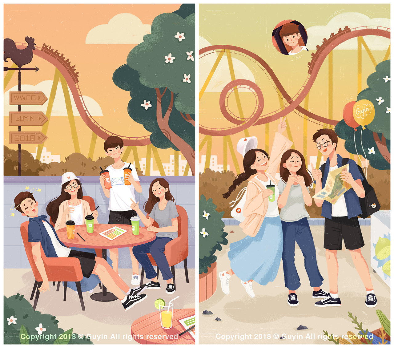 游玩（图ZMTE2NjMzNDQ0） - 创作习作 - 站酷设计师昨日的Guyin原创素材 - 站酷ZCOOL