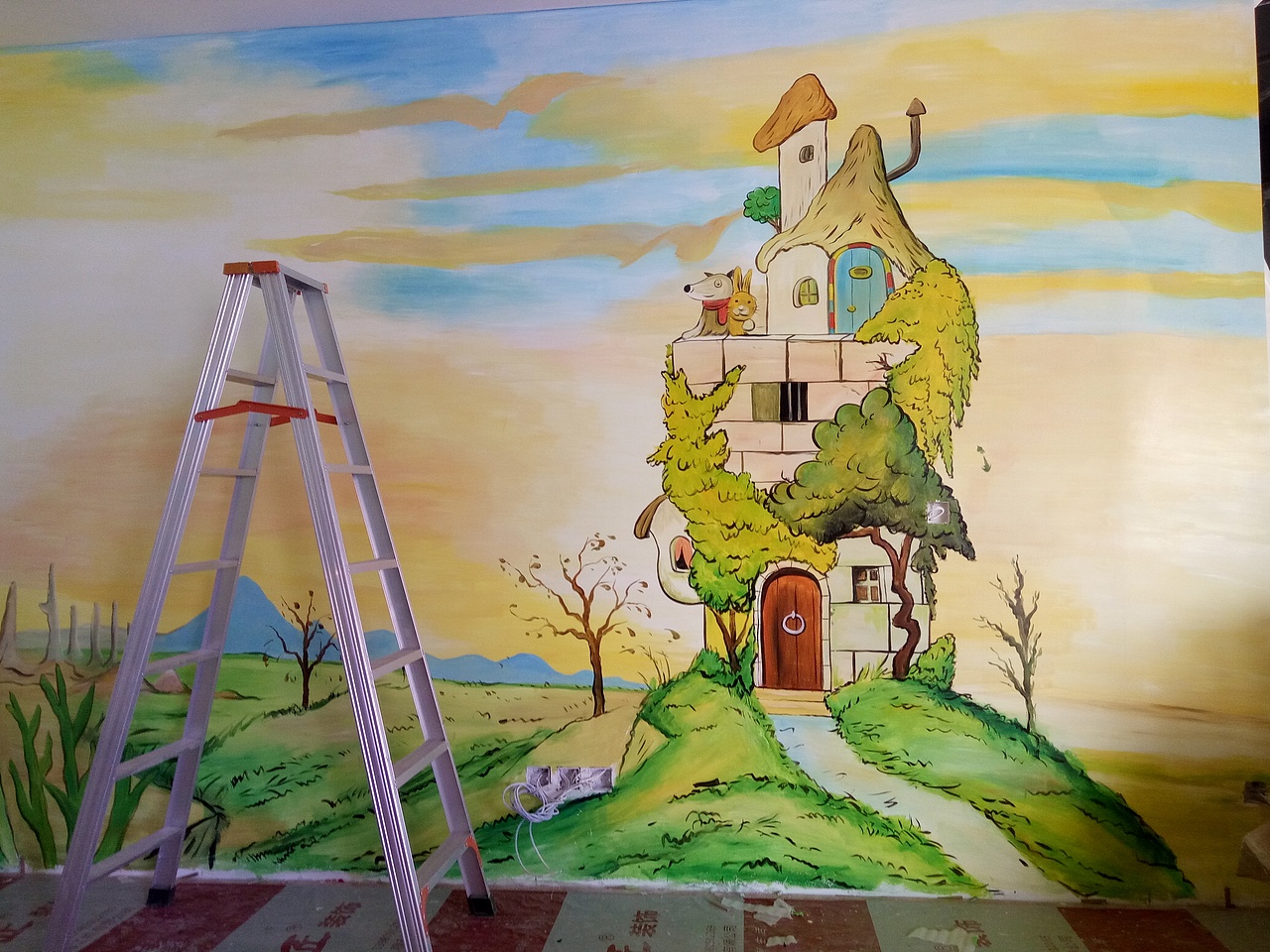 3d墙绘,3d立体画,3d墙画,成都墙绘,成都彩绘