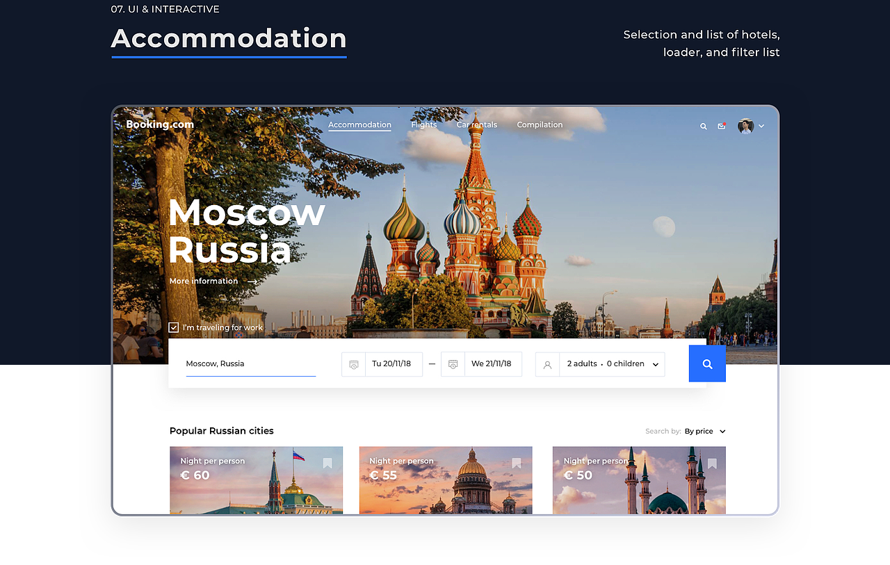 Booking.com — Redesign Concept
