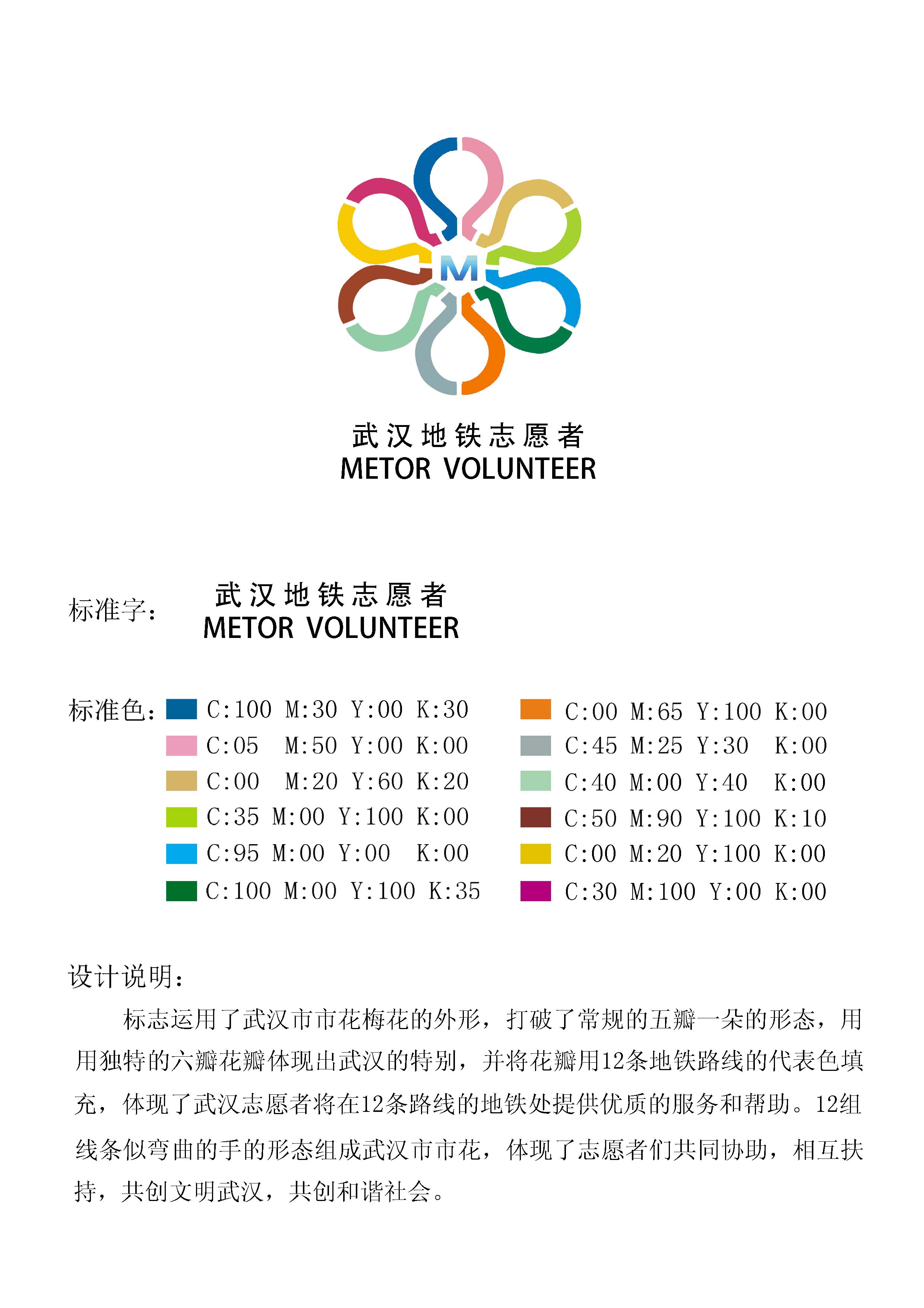 武汉地铁志愿者logo设计