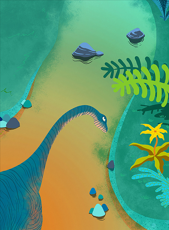 恐龙世界|插画|游戏原画|木头叔叔 - 原创作品 - 站酷 (zcool)