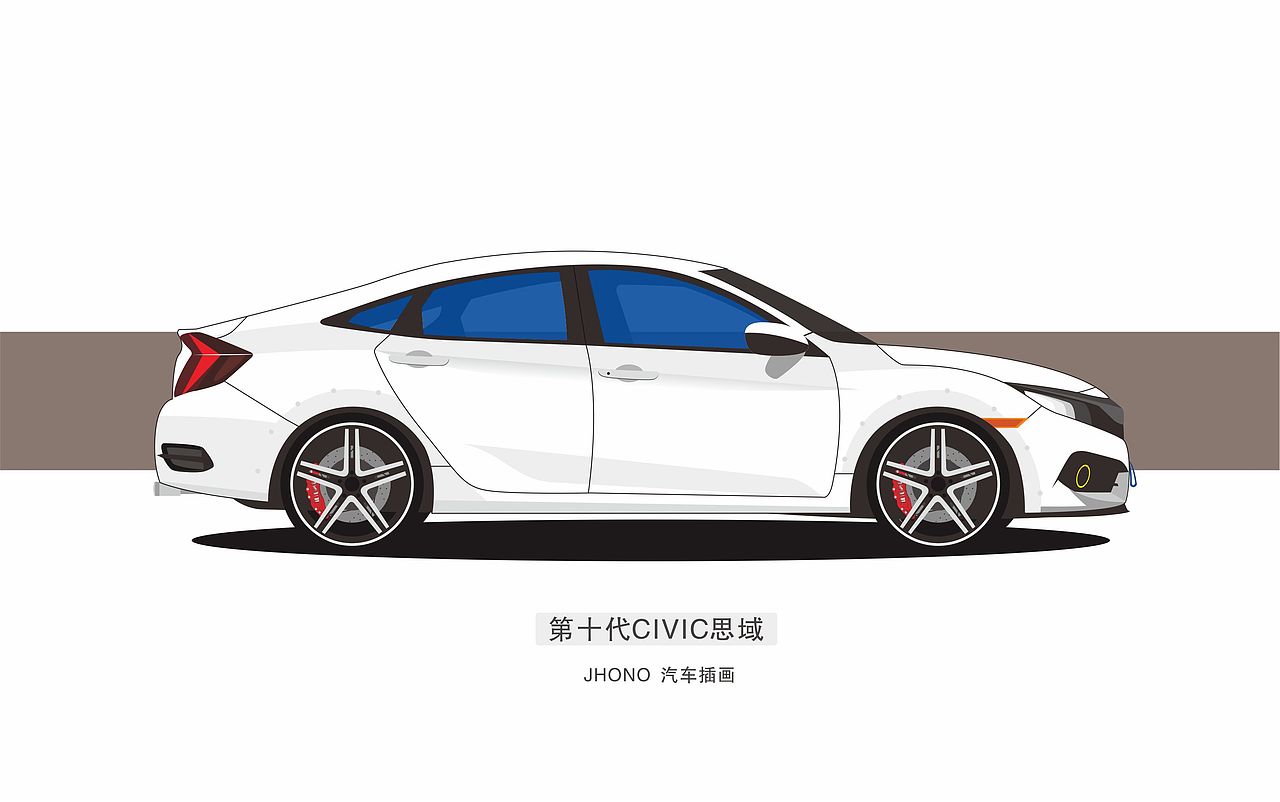 汽车插画（图ZNTAwNjk4MjA=） - 图案 - 站酷设计师Jhono原创素材 - 站酷ZCOOL