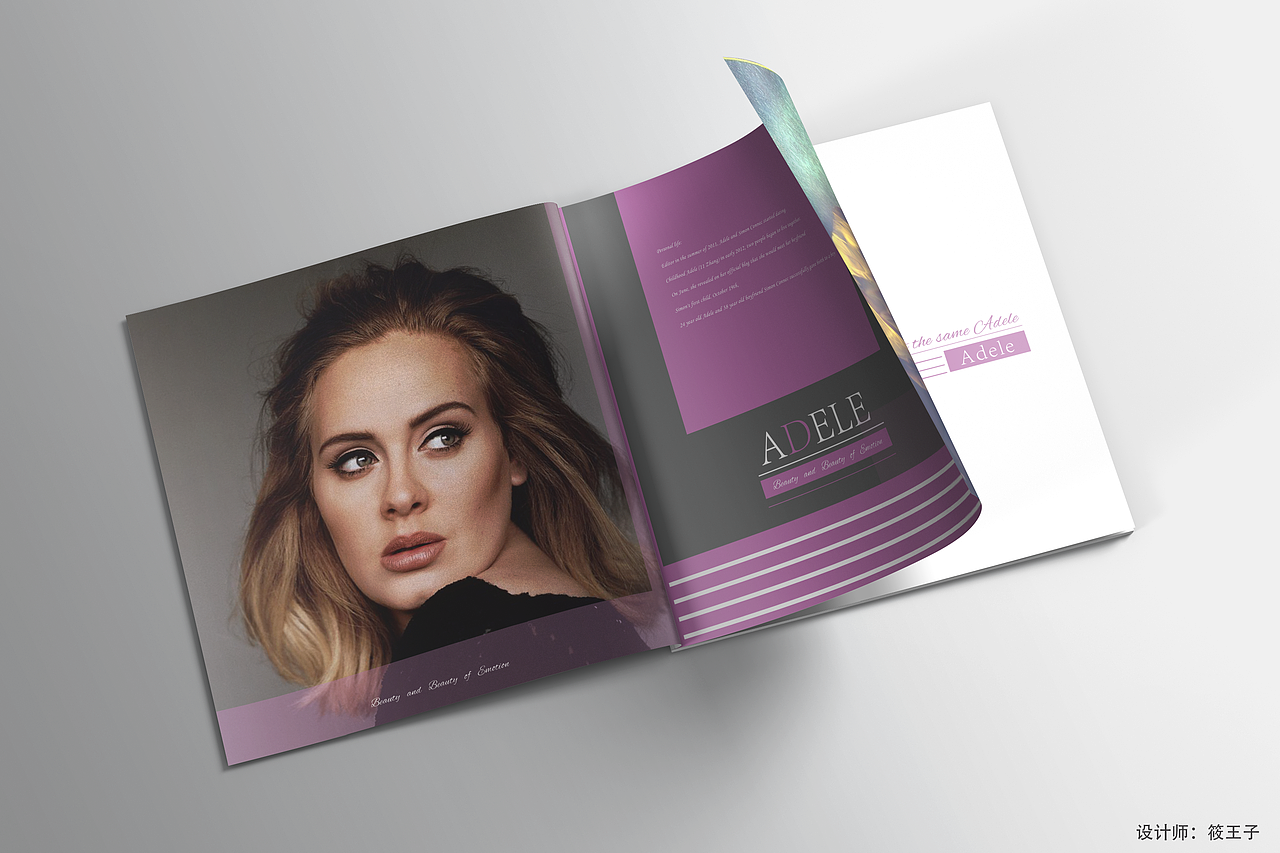画册设计-明星画册（图ZNjE0ODk4MjA=） - 书籍/画册 - 站酷设计师面带微笑一切都好原创素材 - 站酷ZCOOL