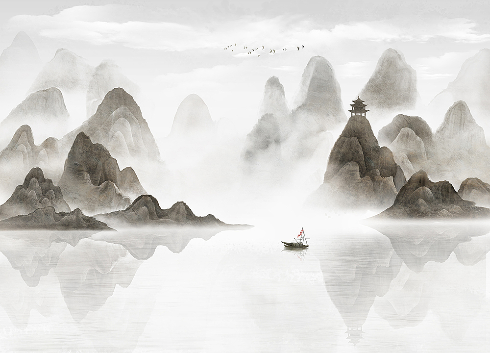 大型场景山水画——自己超爱的一组（图ZMjYxMzE4NTYw） - 商业插画 - 站酷设计师心灵艺坊原创素材 - 站酷ZCOOL