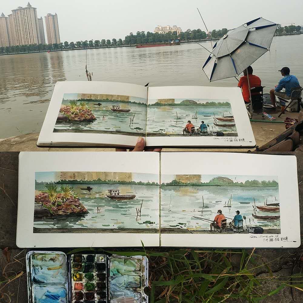 阿丘2018年绘画写生作品记录（图ZMTQwODUyNjQ0） - 绘画 - 站酷设计师画画的陈一丘原创素材 - 站酷ZCOOL