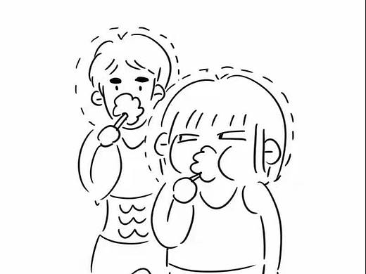 桃丸子&桃太郎的日常--关于脸大/冰淇淋