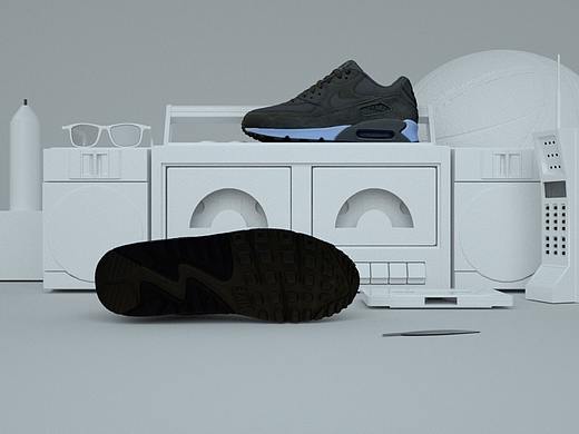 nike air 广告临摹（个人主页-ZNTE0MTAxNjQ=） - 产品 - 站酷设计师苏魉原创素材 - 站酷ZCOOL