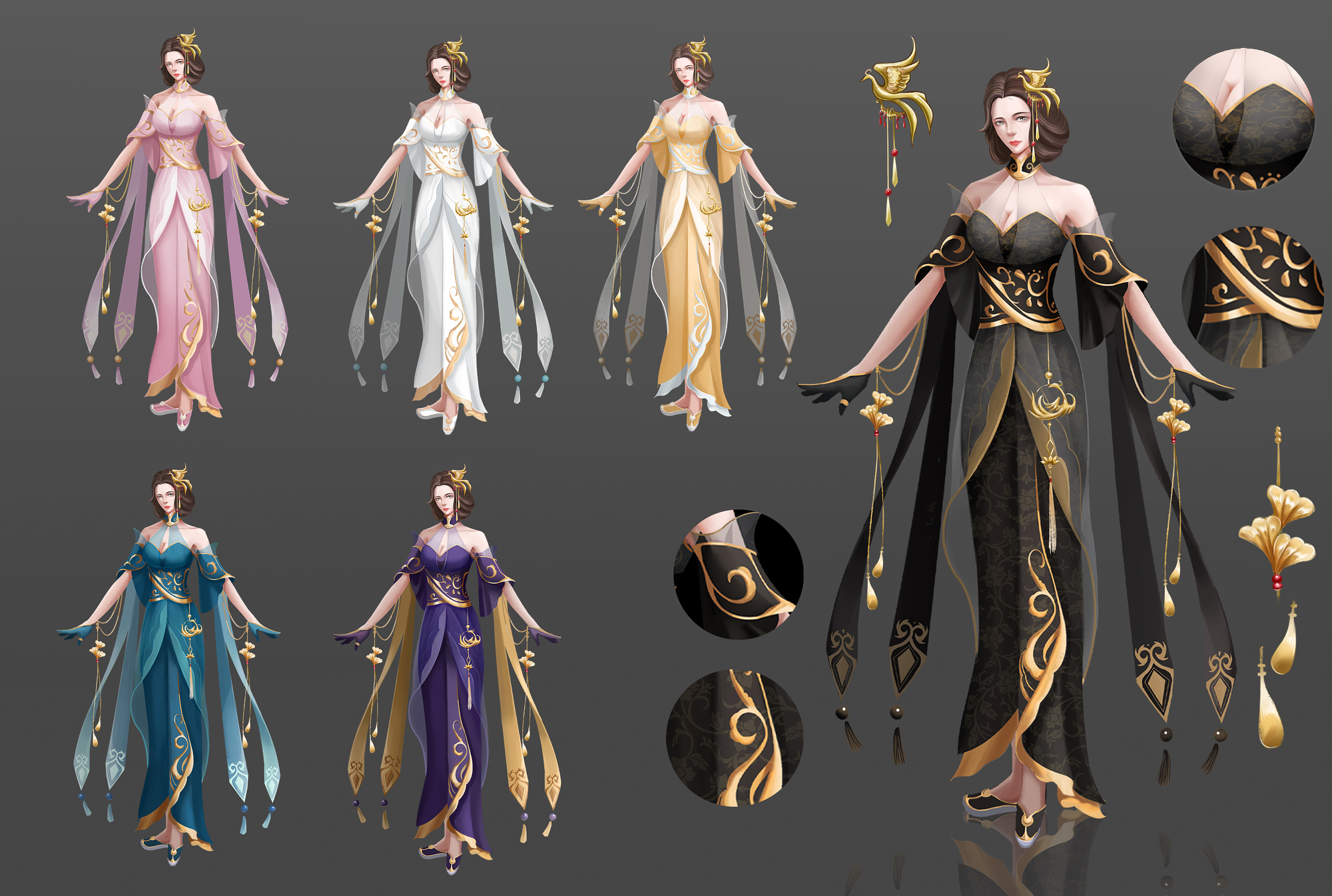 最近开荒的角色设计|插画|概念设定|菜比子酱 - 原创作品 - 站酷