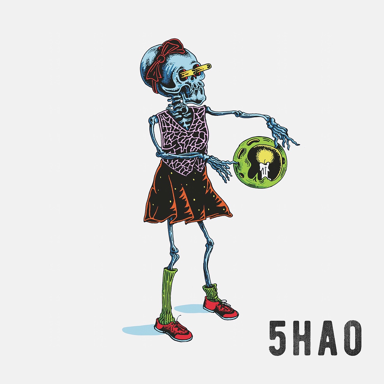 夏日迷情骷髅人