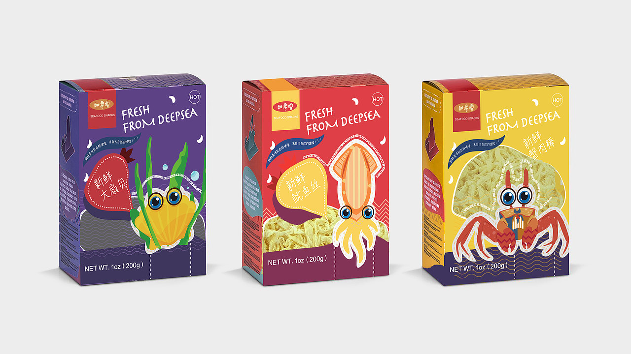 鲜噜噜—产品包装 马志南 Chinail_M