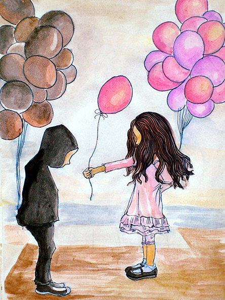 Little angle（图ZMTE3MjUzNDQ=） - 儿童插画 - 站酷设计师羊欣欣原创素材 - 站酷ZCOOL