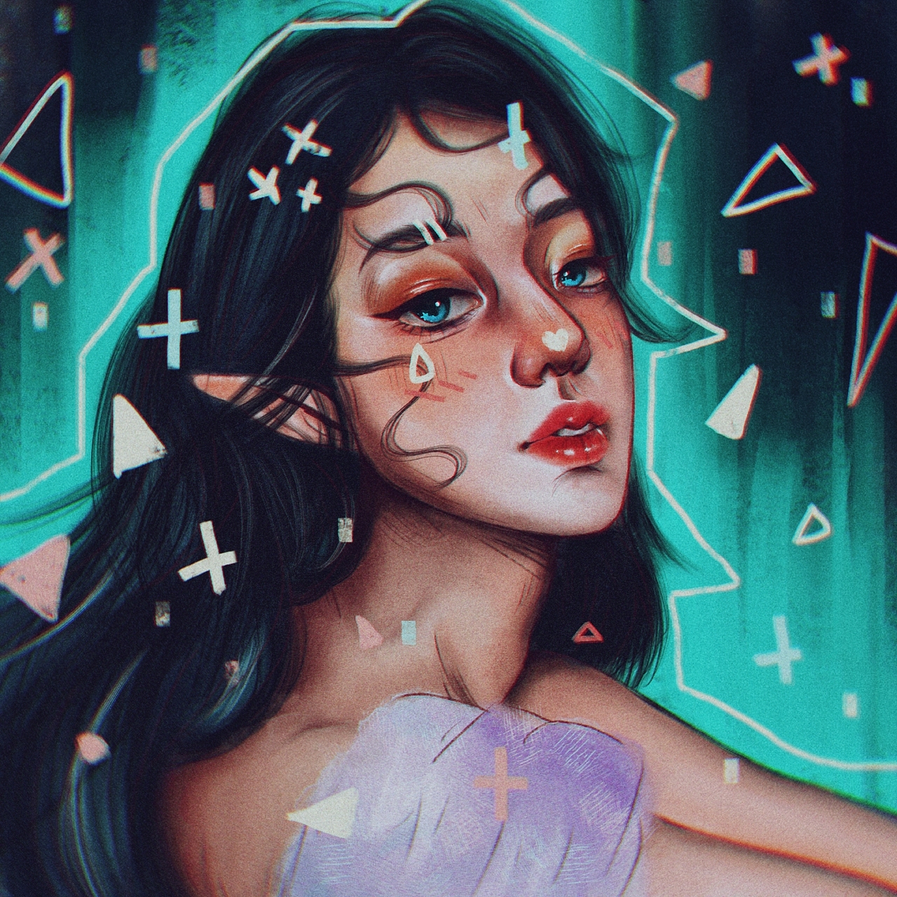 画一个jisoo头像（图ZMTkwMzE5NTc2） - 艺术插画 - 站酷设计师我叫一然原创素材 - 站酷ZCOOL