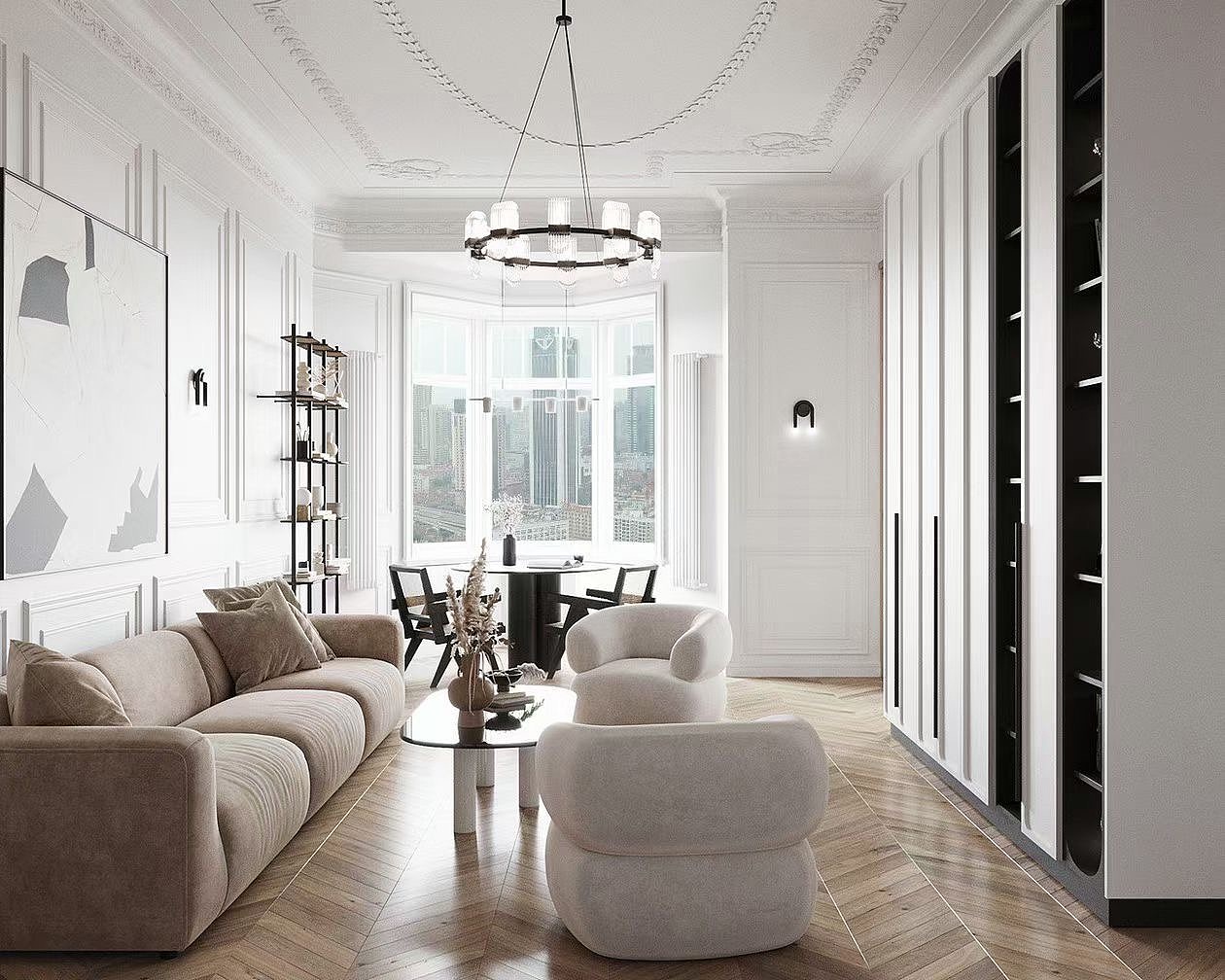 极简欧式演绎极致舒适的空间魅力