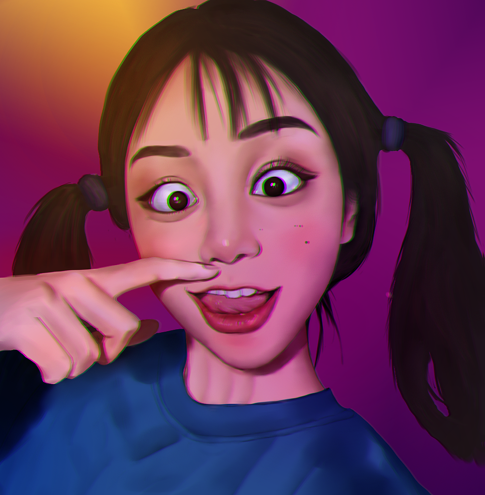 插画练习，步骤图GIF（图ZNzEyMTcyODg=） - 创作习作 - 站酷设计师沐橙子666原创素材 - 站酷ZCOOL
