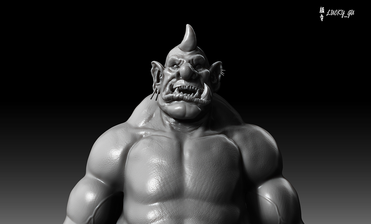【魔兽世界 食人魔 Zbrush】（图ZMTM3NzY1MDUy） - 人物/生物 - 站酷设计师顾幸原创素材 - 站酷ZCOOL