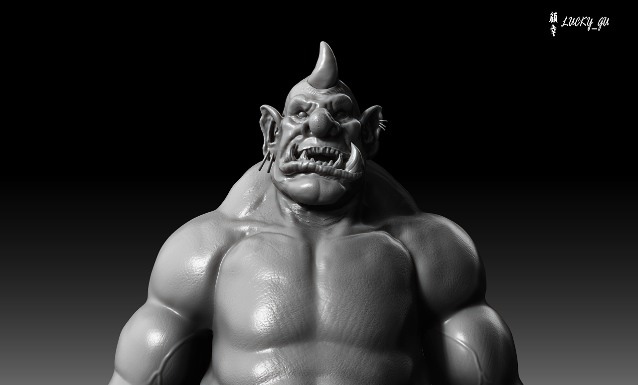 【魔兽世界 食人魔 zbrush】