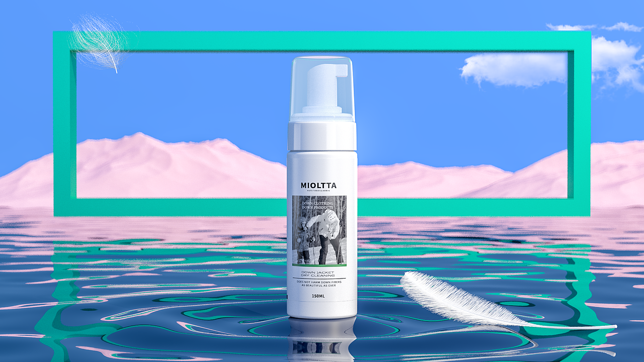 羽绒服干洗剂建模渲染（图ZMjg2ODA0MzAw） - 产品 - 站酷设计师Z411015138原创素材 - 站酷ZCOOL