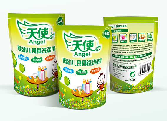 天使婴幼儿餐具洗涤剂包装设计、衣物洗护液包装设计、洗涤用品包装设计、上海餐具洗涤剂包装设计公司（图ZMTExODQ1MjQ=） - 品牌 - 站酷设计师genyidesign原创素材 - 站酷ZCOOL