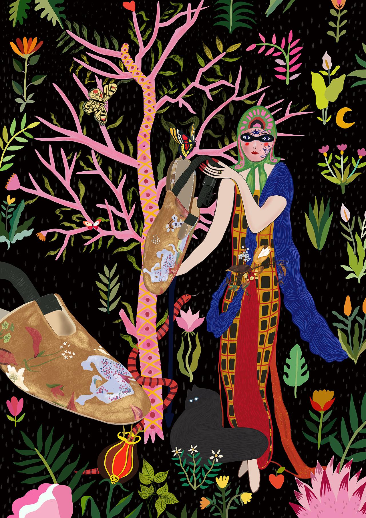 语陌手绘工作室｜原创鞋品牌系列插图（1）（图ZMTI0MDc1MzAw） - 商业插画 - 站酷设计师祛魅研究所原创素材 - 站酷ZCOOL