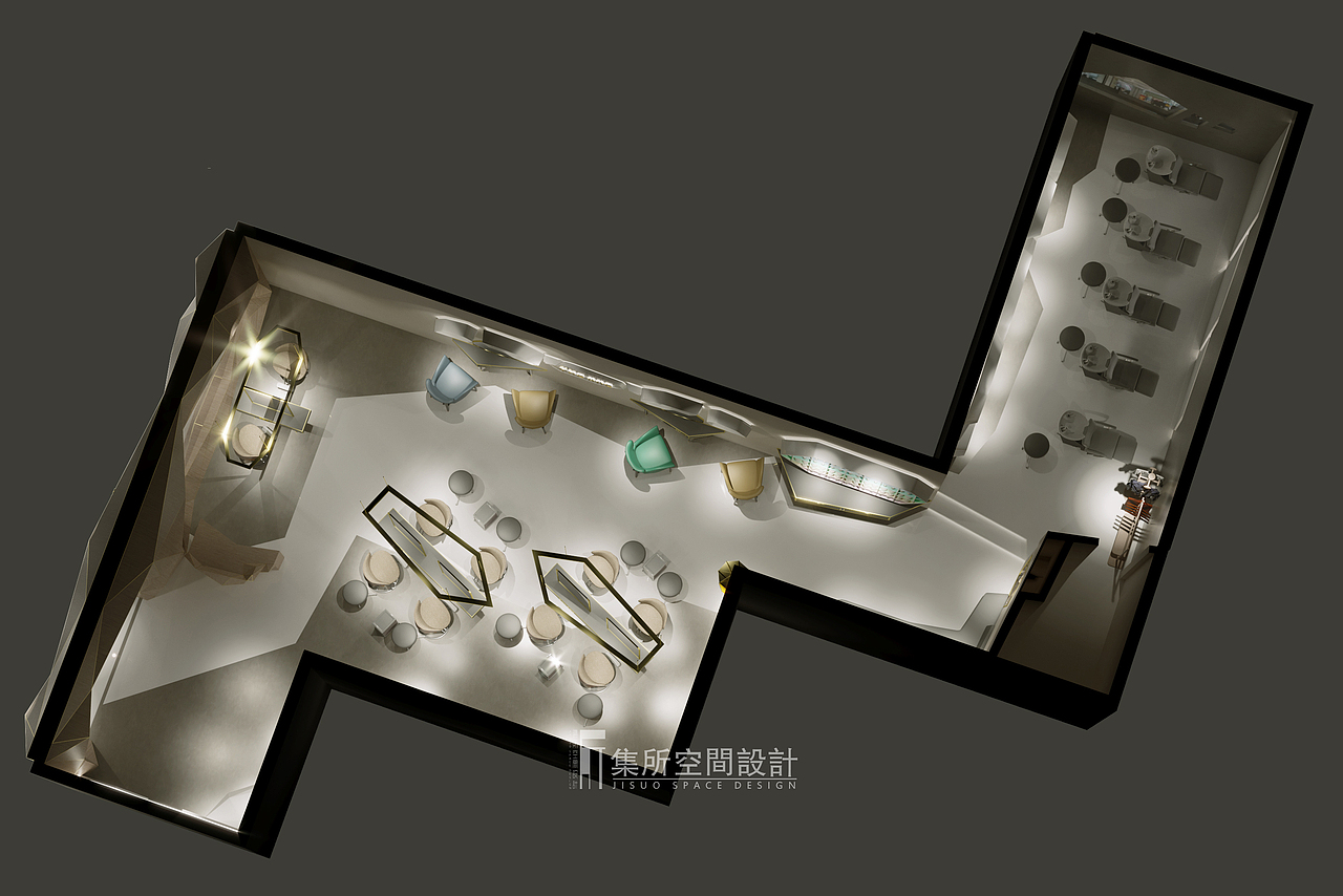 THE ONE 美發(fā)沙龍（圖ZMTM4NDYyNjY0） - 家裝設(shè)計 - 站酷設(shè)計師集所空間設(shè)計原創(chuàng)素材 - 站酷ZCOOL