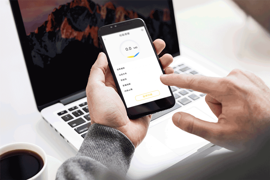 手机清理垃圾动效（图ZMTY5NDc4NzQ4） - APP界面 - 站酷设计师静宝lin原创素材 - 站酷ZCOOL