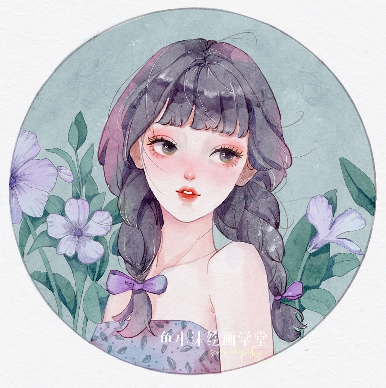 近期ipad头像合集|插画|商业插画|鱼小沫水彩 - 原创作品 - 站酷