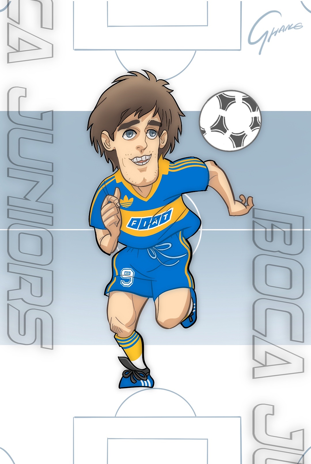 战神巴蒂斯图塔球星卡设计