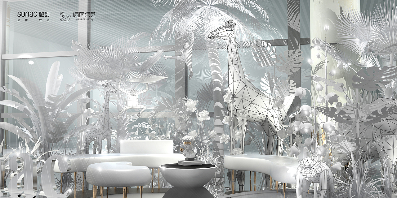 融创西双版纳 / 纸艺丛林（图ZMjE1NjY4MDQ0） - 展陈设计 - 站酷设计师A阿南纸艺原创素材 - 站酷ZCOOL