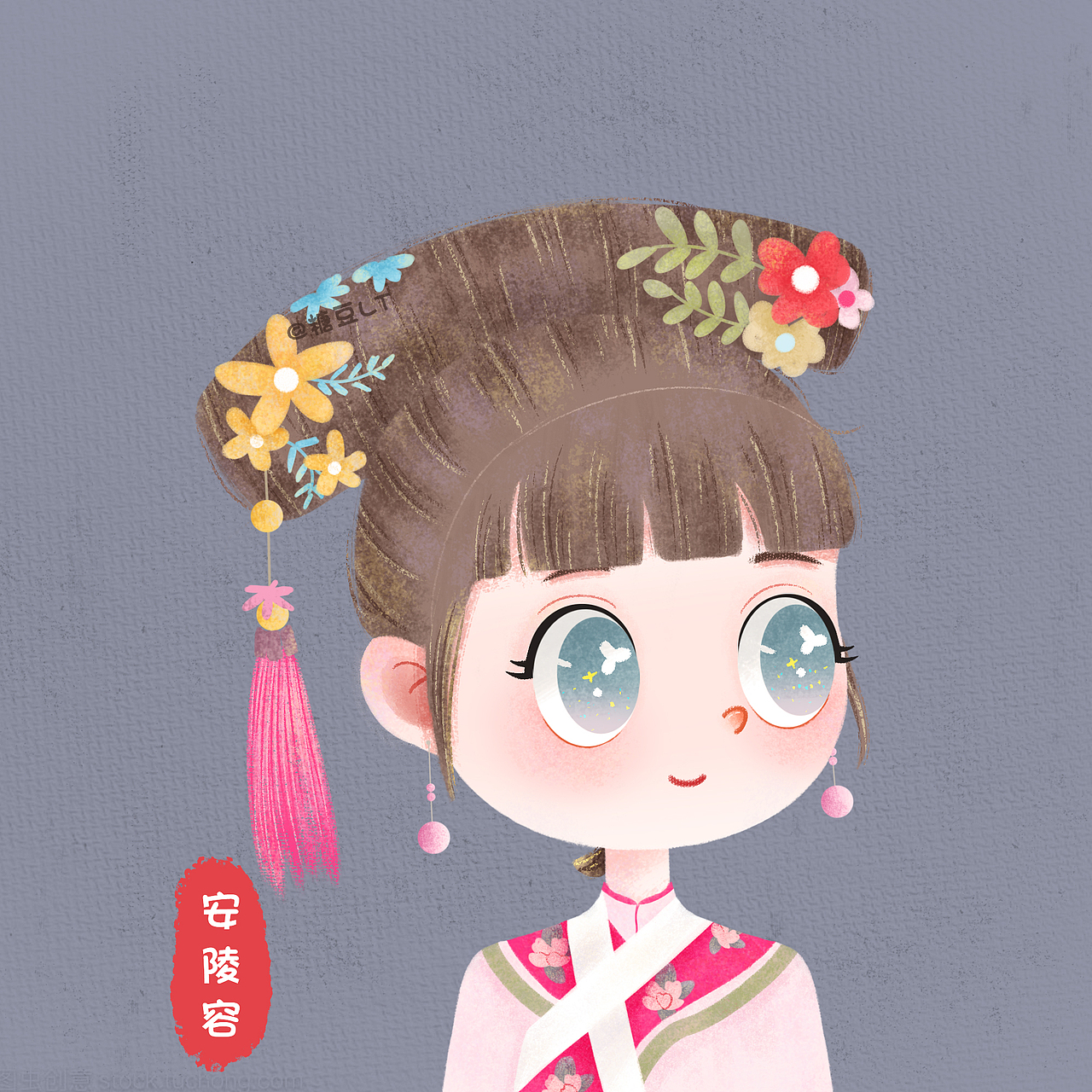 甄嬛传头像（图ZMjE4NzA1MTgw） - 儿童插画 - 站酷设计师糖豆LT原创素材 - 站酷ZCOOL