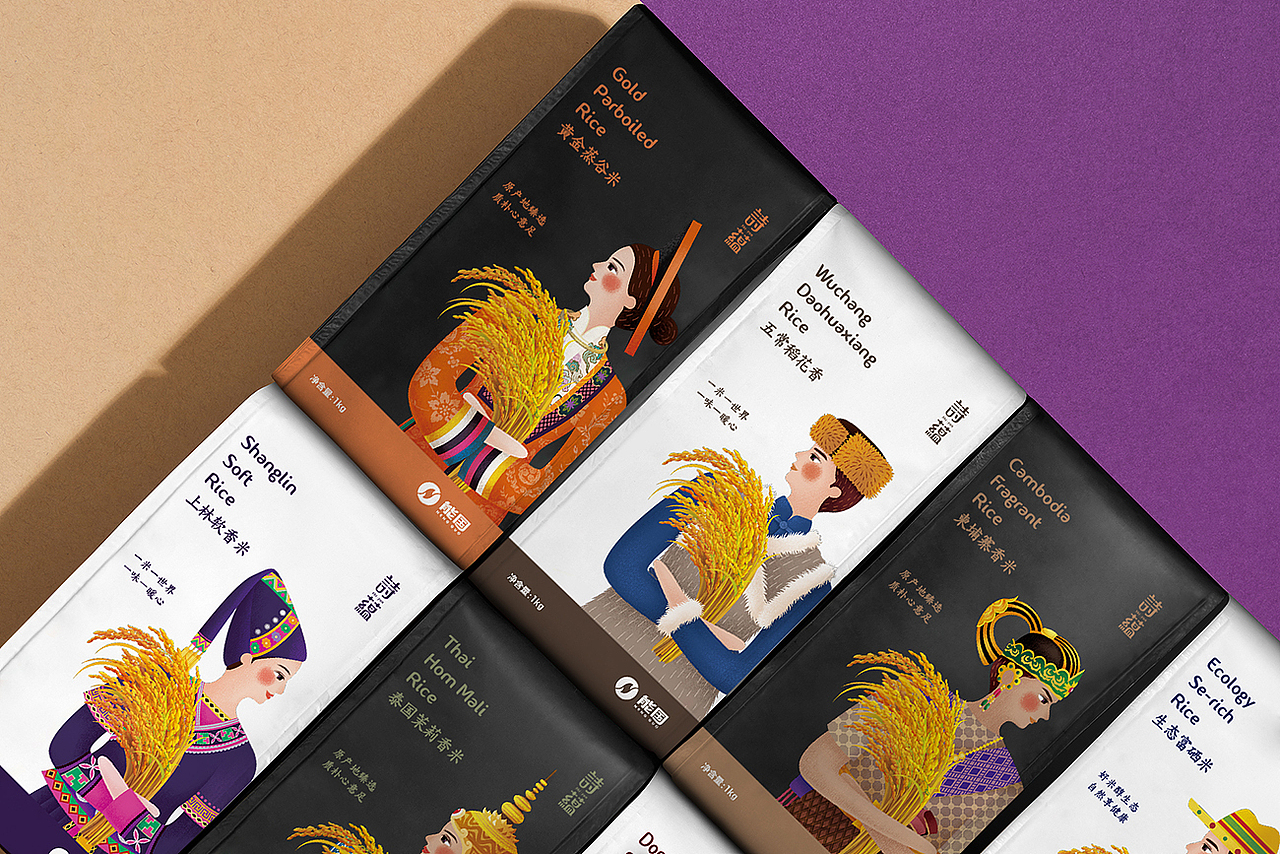 大米包装设计-能国米业（图ZMTM1MzA4OTE2） - 海报 - 站酷设计师JanyoL原创素材 - 站酷ZCOOL